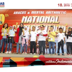 Photos THE WINNER - 20TH UCMAS INDONESIA Abacus and Mental Arithmetic NATIONAL COMPETITION 2019<br>JiEXPO PRJ Kemayoran - Jakarta<br> 1 juara_001